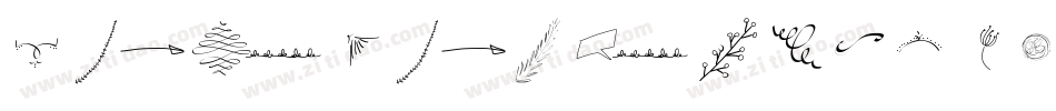 Line Dings (BRK)字体转换